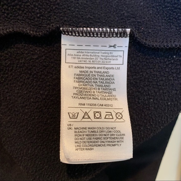 Adidas || San Antonio NBA Basketball Black Hoodie Sweatshirt M - Picture 9 of 13